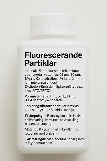 [VFP-2052-5] Avidin Fluorescent Particles, Yellow, 0.1%w/v, 1.7-2.2µm, 5mL